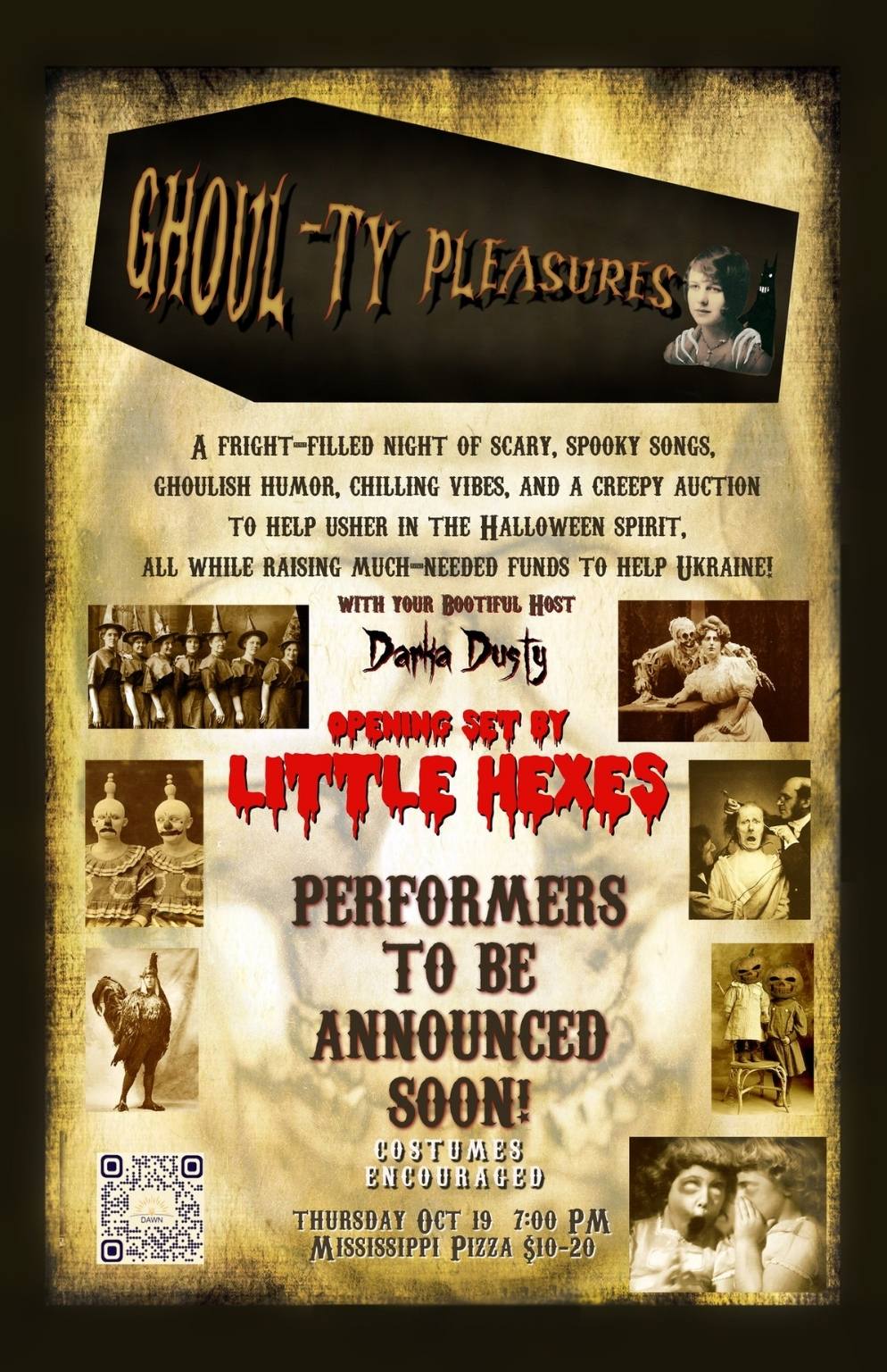Ghostly Pleasures Show Poster